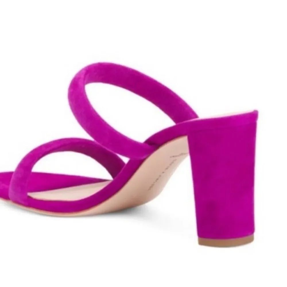 VERONICA BEARD Gauley Slide Sandal in Raspberry Purple, Size 9 Retail $325